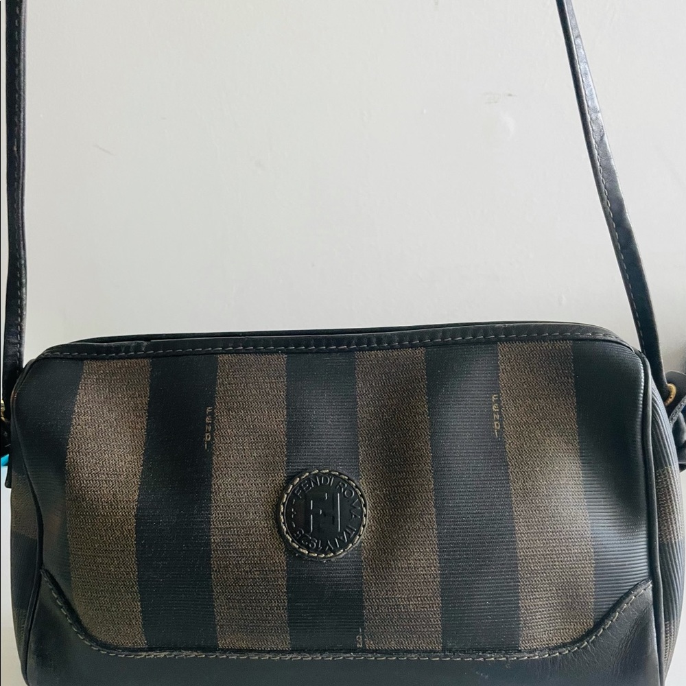 Vintage Crossbody Coated Canvas Small